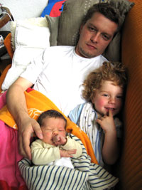 ...aber es gibt nur eins: die Kinder. Familie Kallenbach