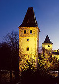 Burg Frankenstein in der D&auml;mmerung