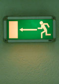 Notausgang-Schild