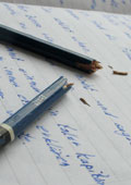 Zerbrochener Bleistift