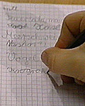 Text mit Schreibfehlern