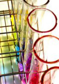 Bunte Reagenzgläser
