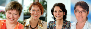 von links: Edda Feess, Sabine Fietzke, Anne Mair, Meike Hofmann-Fox