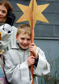 Sternsinger Kind mit Stern